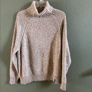 Cozy Beige Turtleneck Sweater
